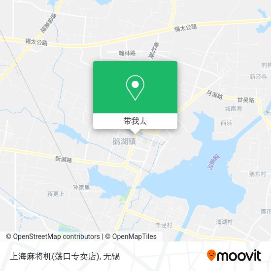 上海麻将机(荡口专卖店)地图