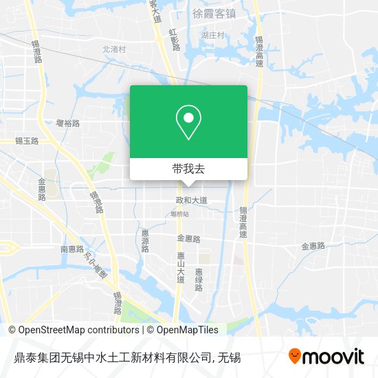 鼎泰集团无锡中水土工新材料有限公司地图