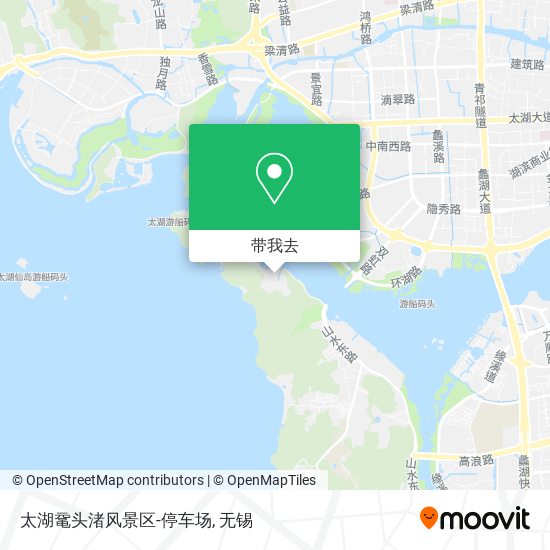太湖鼋头渚风景区-停车场地图