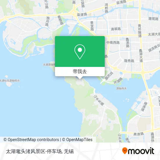 太湖鼋头渚风景区-停车场地图