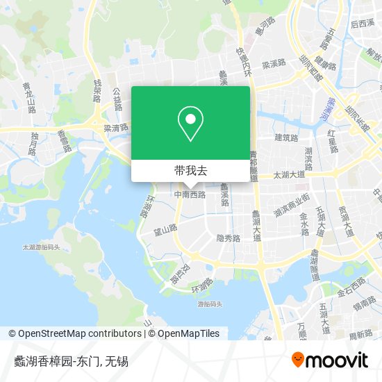 蠡湖香樟园-东门地图