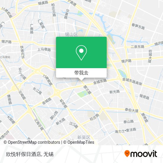 欣悦轩假日酒店地图