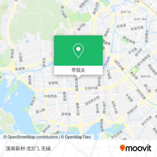 溪南新村-北2门地图