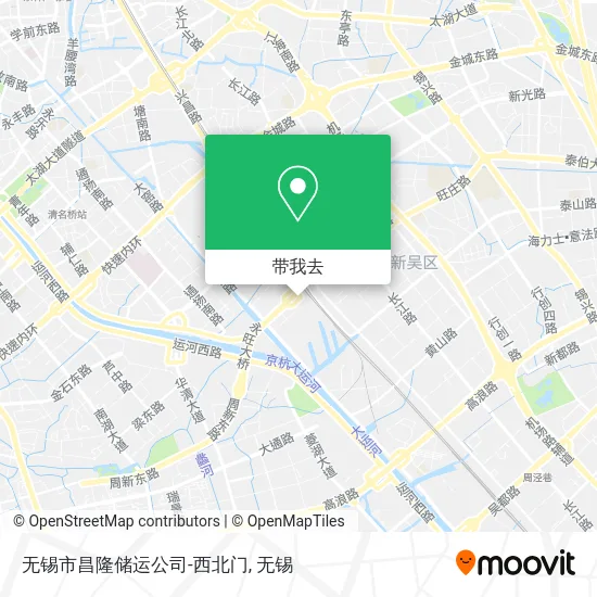 无锡市昌隆储运公司-西北门地图