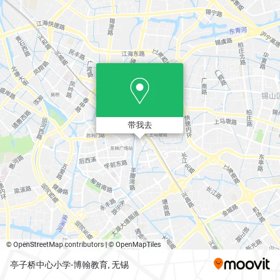 亭子桥中心小学-博翰教育地图