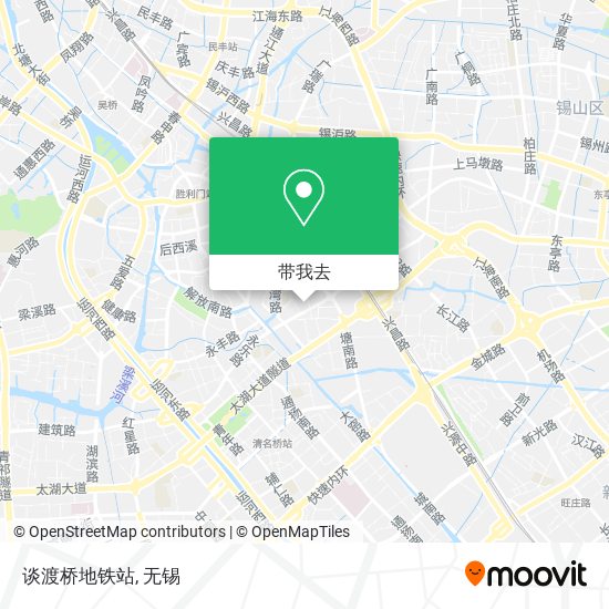 谈渡桥地铁站地图