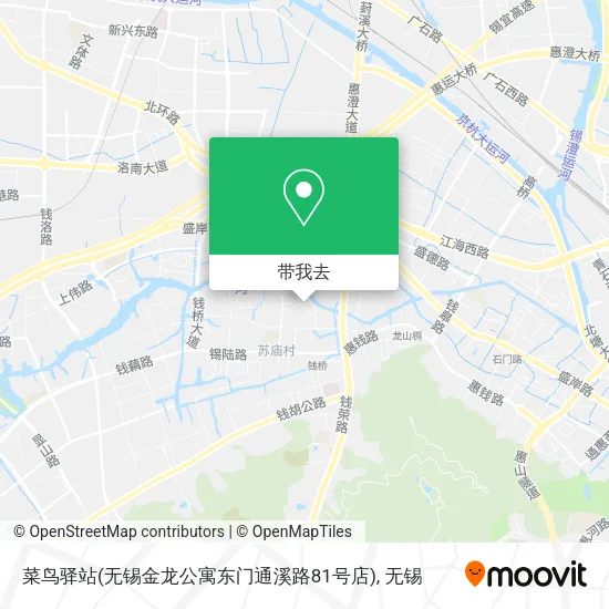 菜鸟驿站(无锡金龙公寓东门通溪路81号店)地图