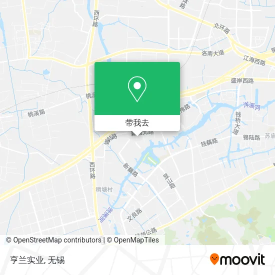 亨兰实业地图