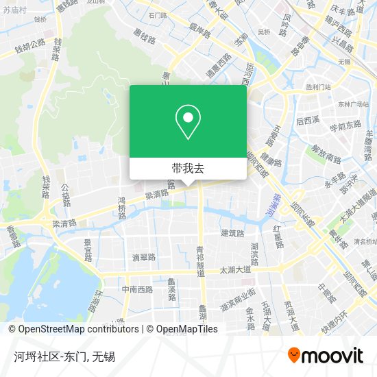 河埒社区-东门地图