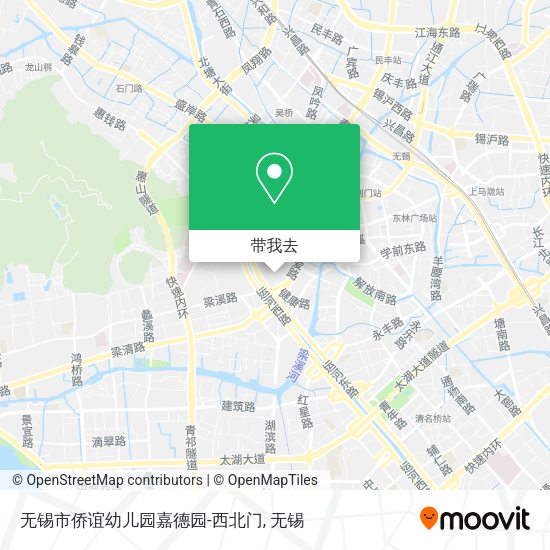 无锡市侨谊幼儿园嘉德园-西北门地图