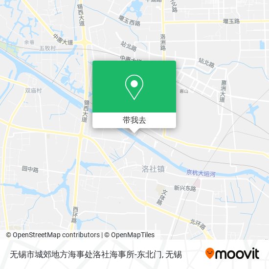 无锡市城郊地方海事处洛社海事所-东北门地图