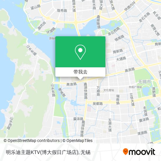 明乐迪主题KTV(博大假日广场店)地图