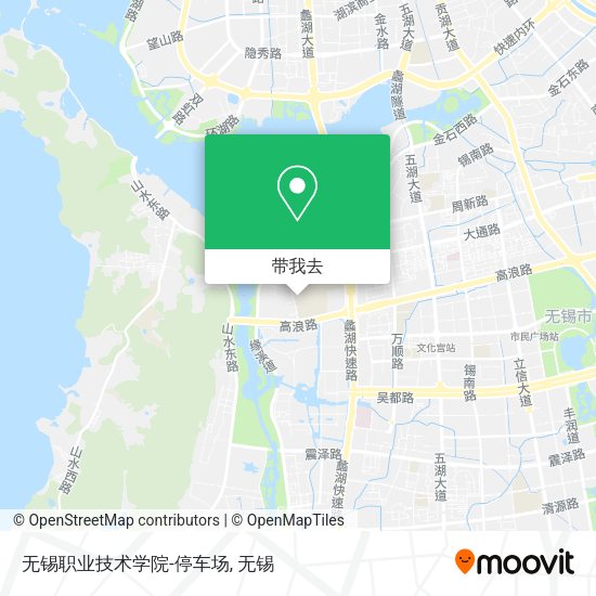 无锡职业技术学院-停车场地图