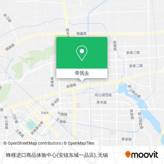 蜂槿进口商品体验中心(安镇东城一品店)地图
