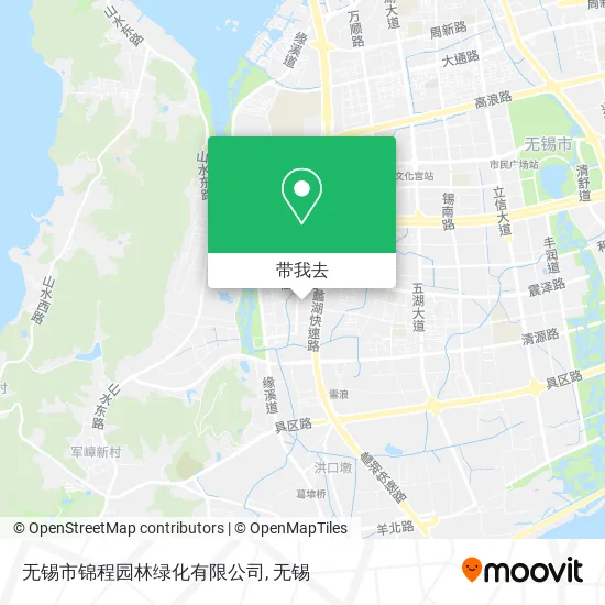 无锡市锦程园林绿化有限公司地图