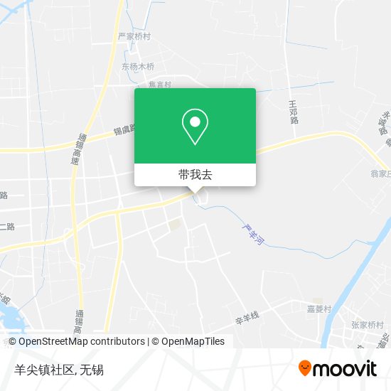 羊尖镇社区地图