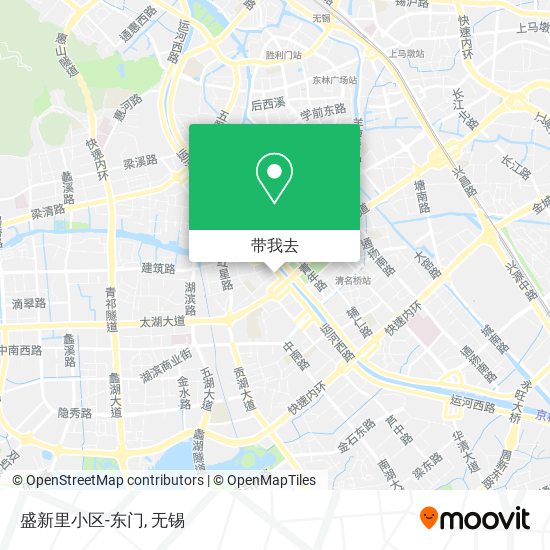 盛新里小区-东门地图