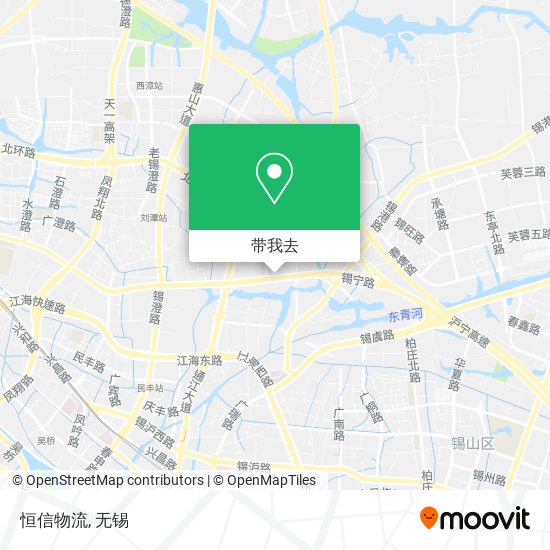 恒信物流地图