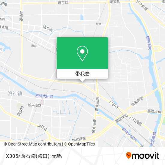 X305/西石路(路口)地图