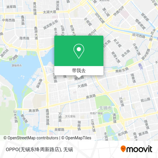 OPPO(无锡东绛周新路店)地图
