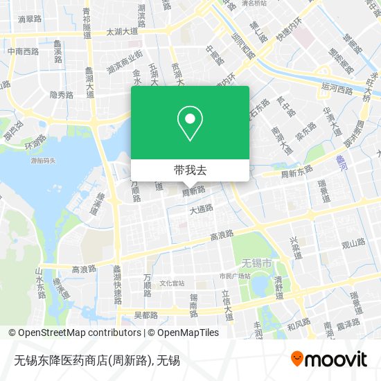 无锡东降医药商店(周新路)地图