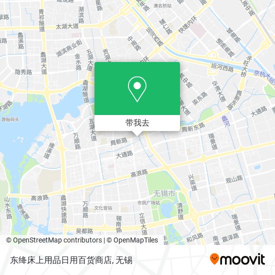 东绛床上用品日用百货商店地图