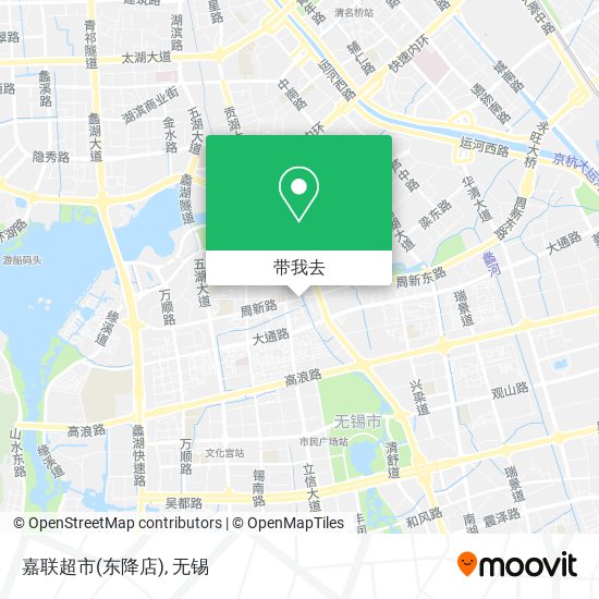 嘉联超市(东降店)地图
