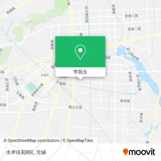 水岸佳苑B区地图