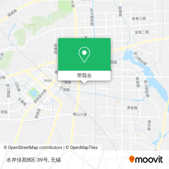 水岸佳苑B区-39号地图