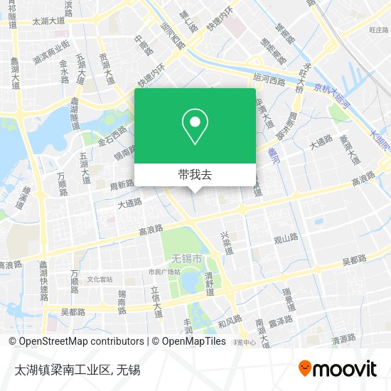 太湖镇梁南工业区地图