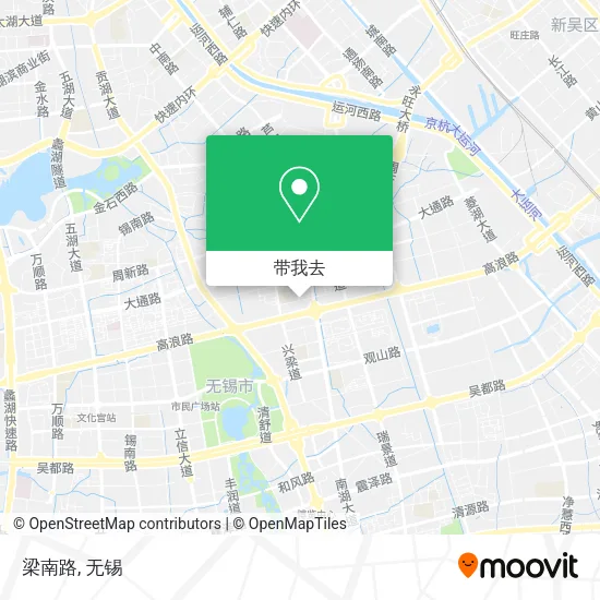 梁南路地图