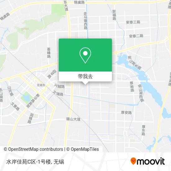 水岸佳苑C区-1号楼地图