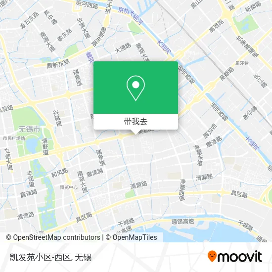 凯发苑小区-西区地图
