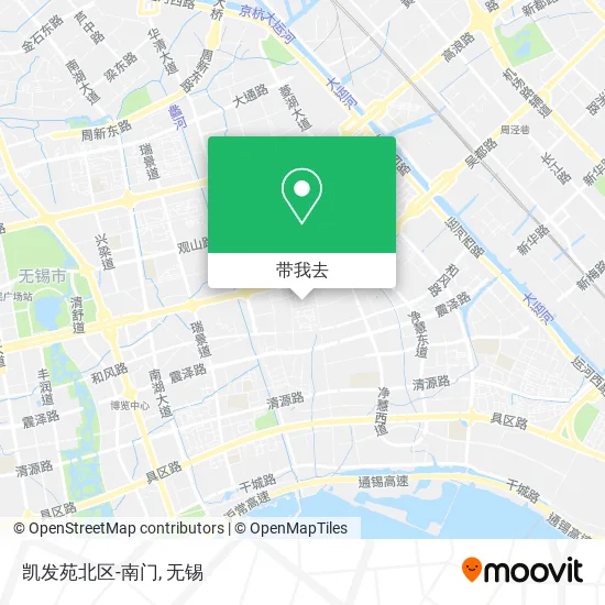 凯发苑北区-南门地图
