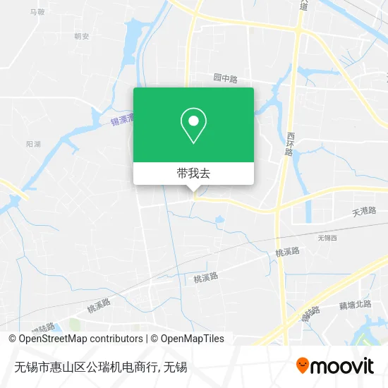 无锡市惠山区公瑞机电商行地图