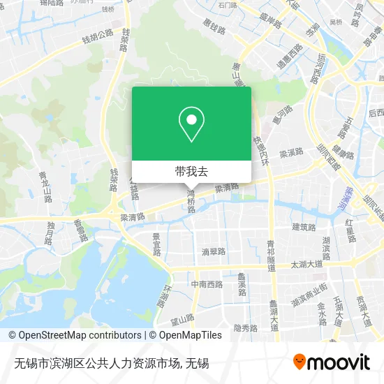 无锡市滨湖区公共人力资源市场地图