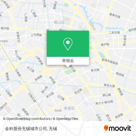 金科股份无锡城市公司地图