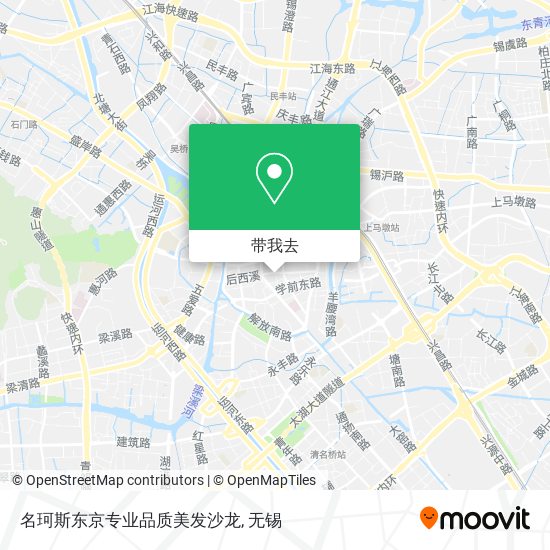 名珂斯东京专业品质美发沙龙地图