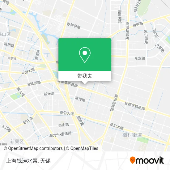 上海钱涛水泵地图