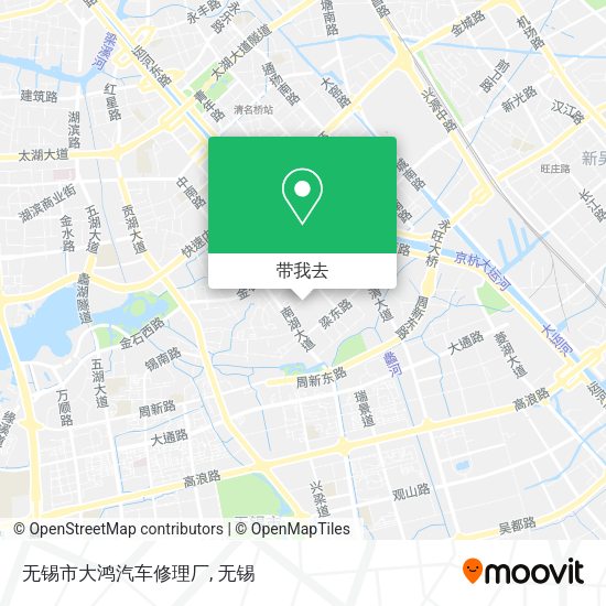 无锡市大鸿汽车修理厂地图