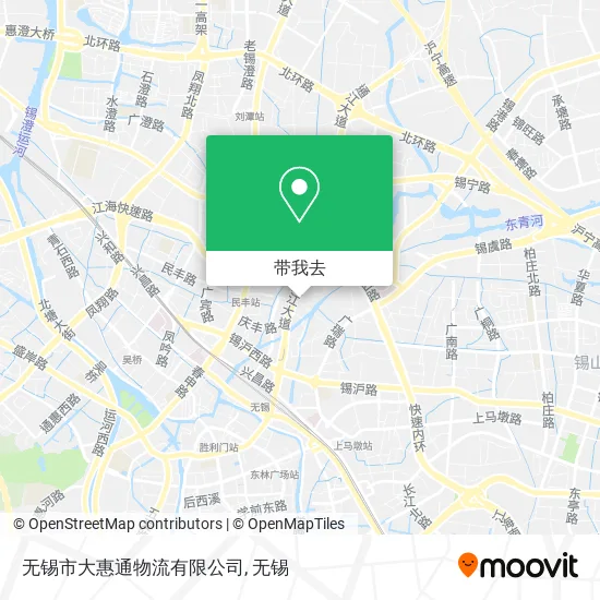 无锡市大惠通物流有限公司地图