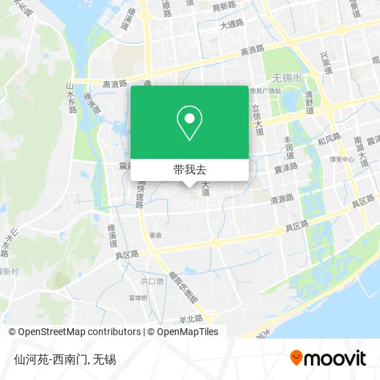 仙河苑-西南门地图