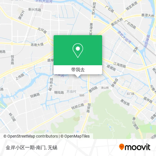 金岸小区一期-南门地图