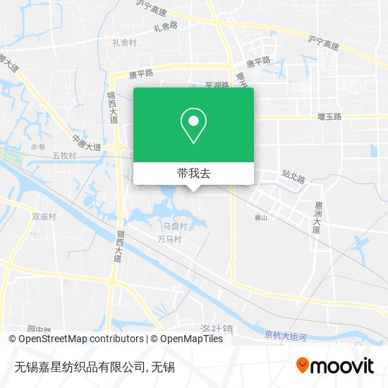 无锡嘉星纺织品有限公司地图