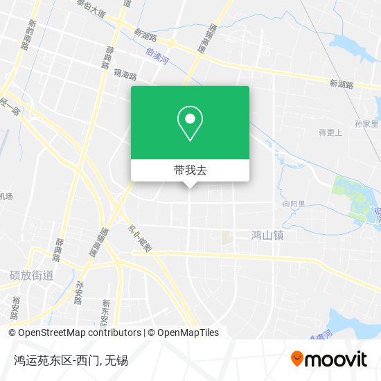 鸿运苑东区-西门地图