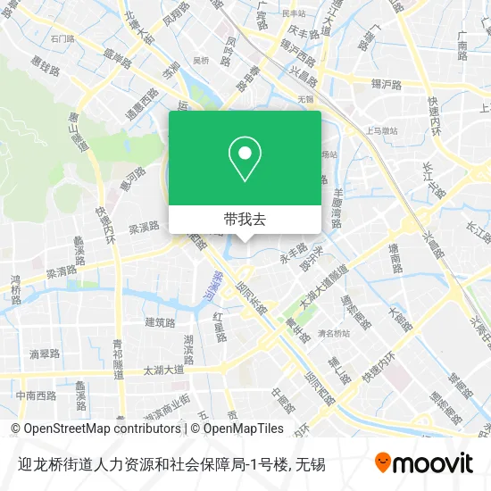 迎龙桥街道人力资源和社会保障局-1号楼地图