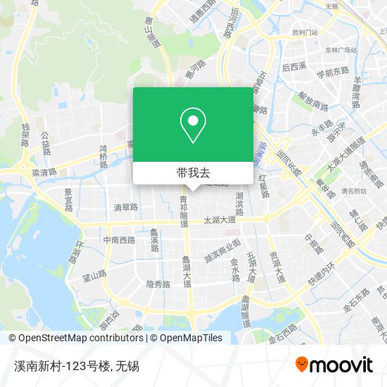 溪南新村-123号楼地图