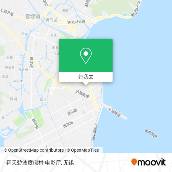 舜天碧波度假村-电影厅地图