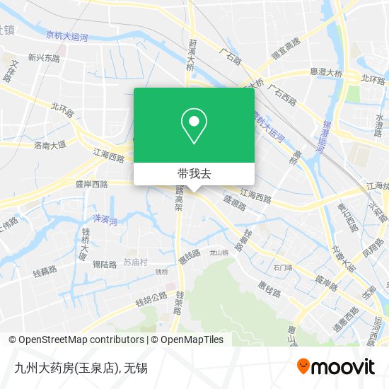 九州大药房(玉泉店)地图