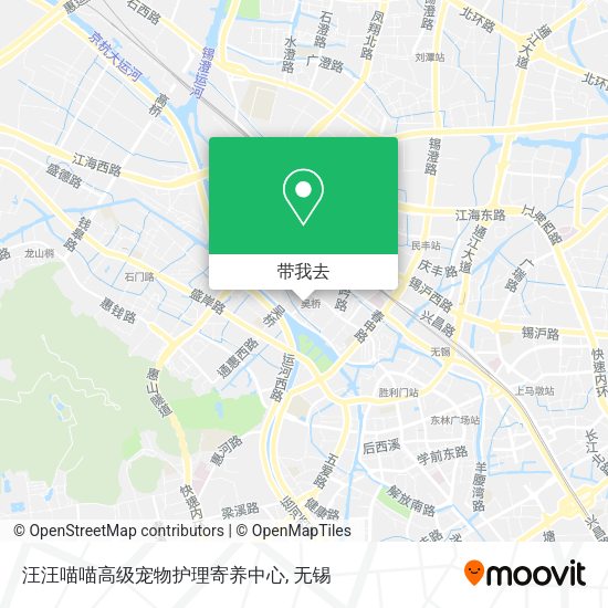 汪汪喵喵高级宠物护理寄养中心地图